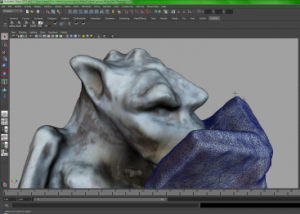 Gargoyle Model in Maya